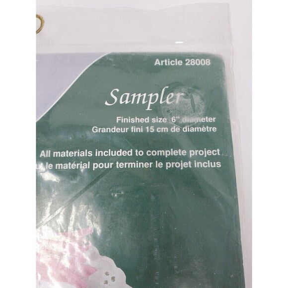 VINTAGE J & P COATS RIBBON EMBROIDERY KITS SET OF 2 NOS SAMPLER WEDDING DAY - Picture 4 of 12